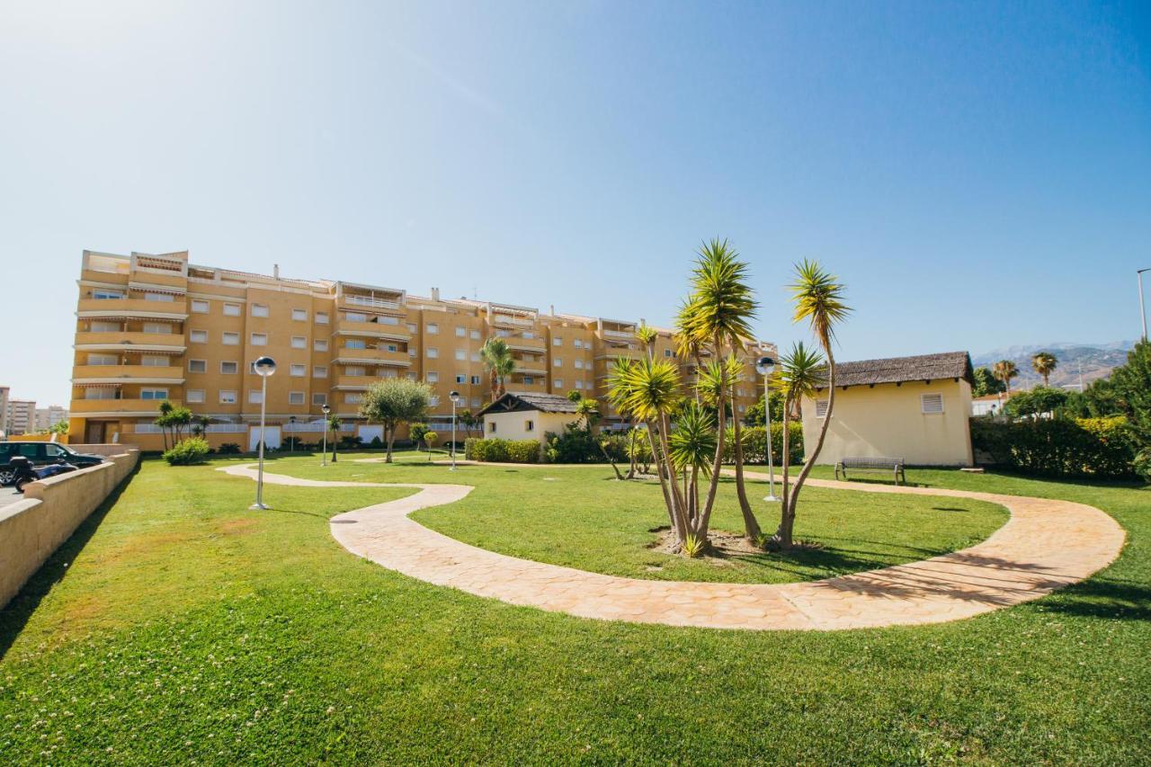 Espectacular residencial en 2a linea Piscina Tenis Algarrobo Costa Exterior foto