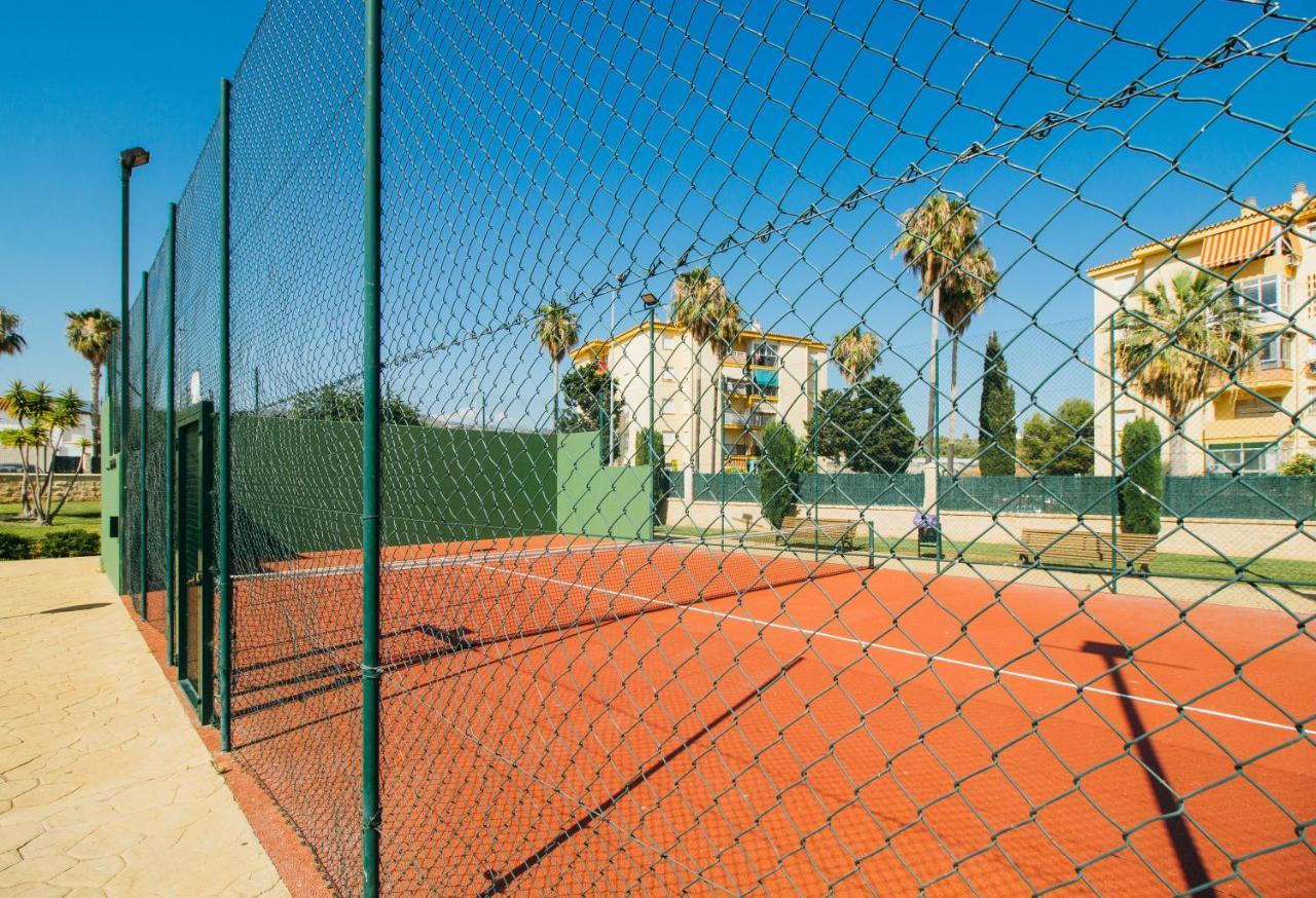 Espectacular residencial en 2a linea Piscina Tenis Algarrobo Costa Exterior foto