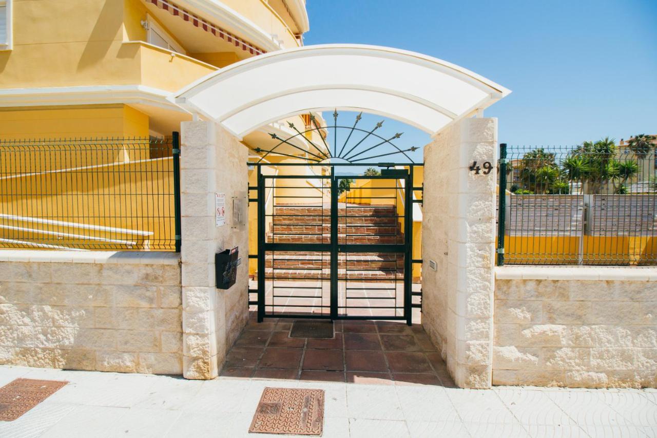 Espectacular residencial en 2a linea Piscina Tenis Algarrobo Costa Exterior foto