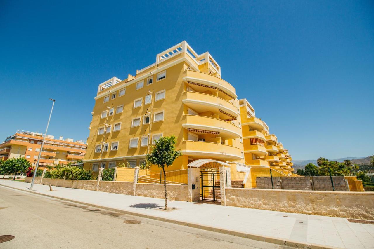 Espectacular residencial en 2a linea Piscina Tenis Algarrobo Costa Exterior foto
